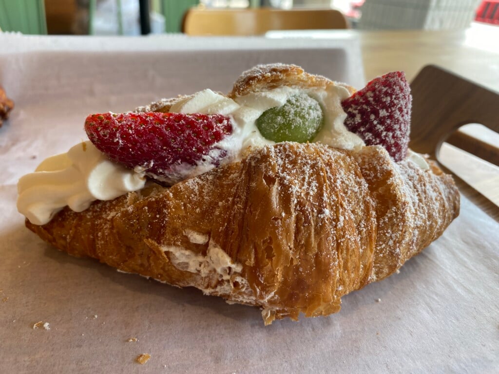 Strawberry Croissant At Tous Les Jours