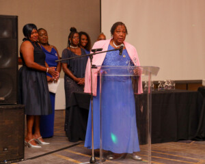 Derrick Thomas Mother Getting Her Pink Blazer