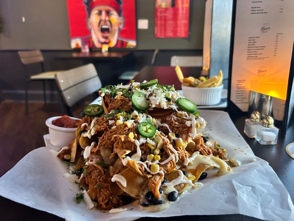 Tinga Chicken Nachos And Pub Poutine At Gaels Public House Photo By Lauren Textor