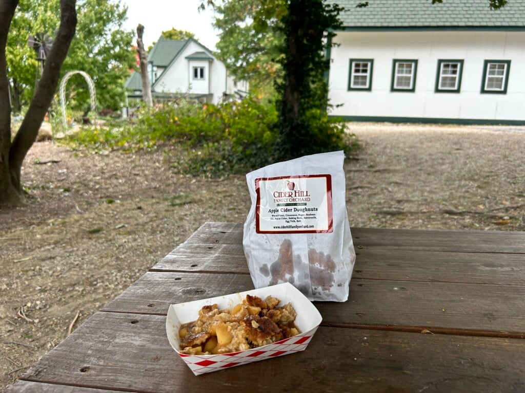 Apple Crisp And Donuts At Cider Hill Family Orchard Photo By Lauren Textor