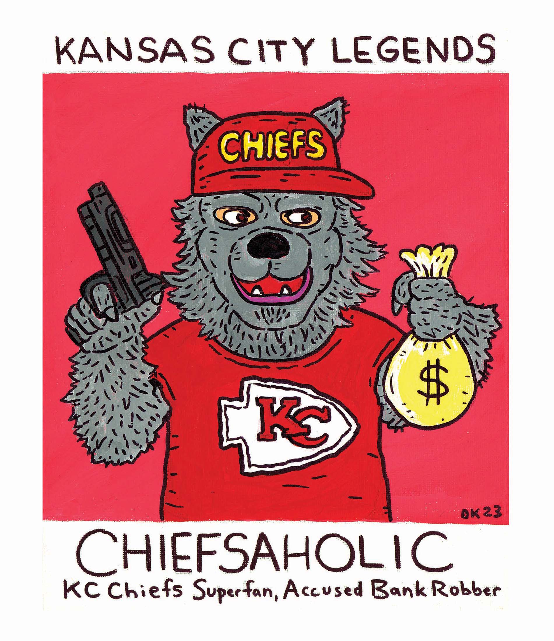 Best of KC 2023 ChiefsAholic turned superfandom into Wolf Day Afternoon