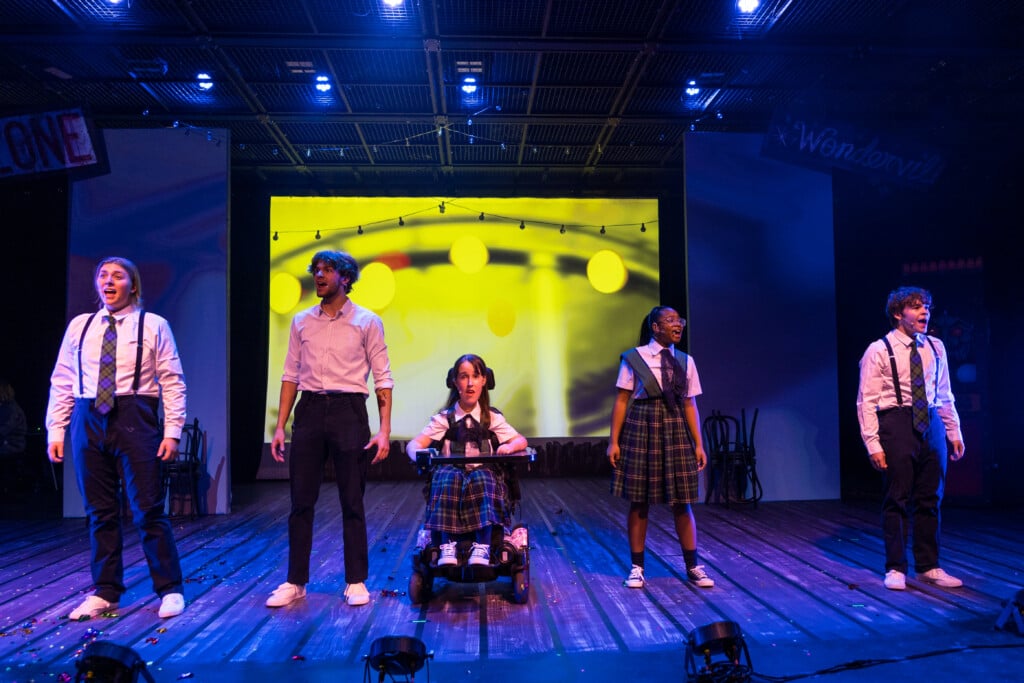 Cast W Roller Coaster Projection 1
