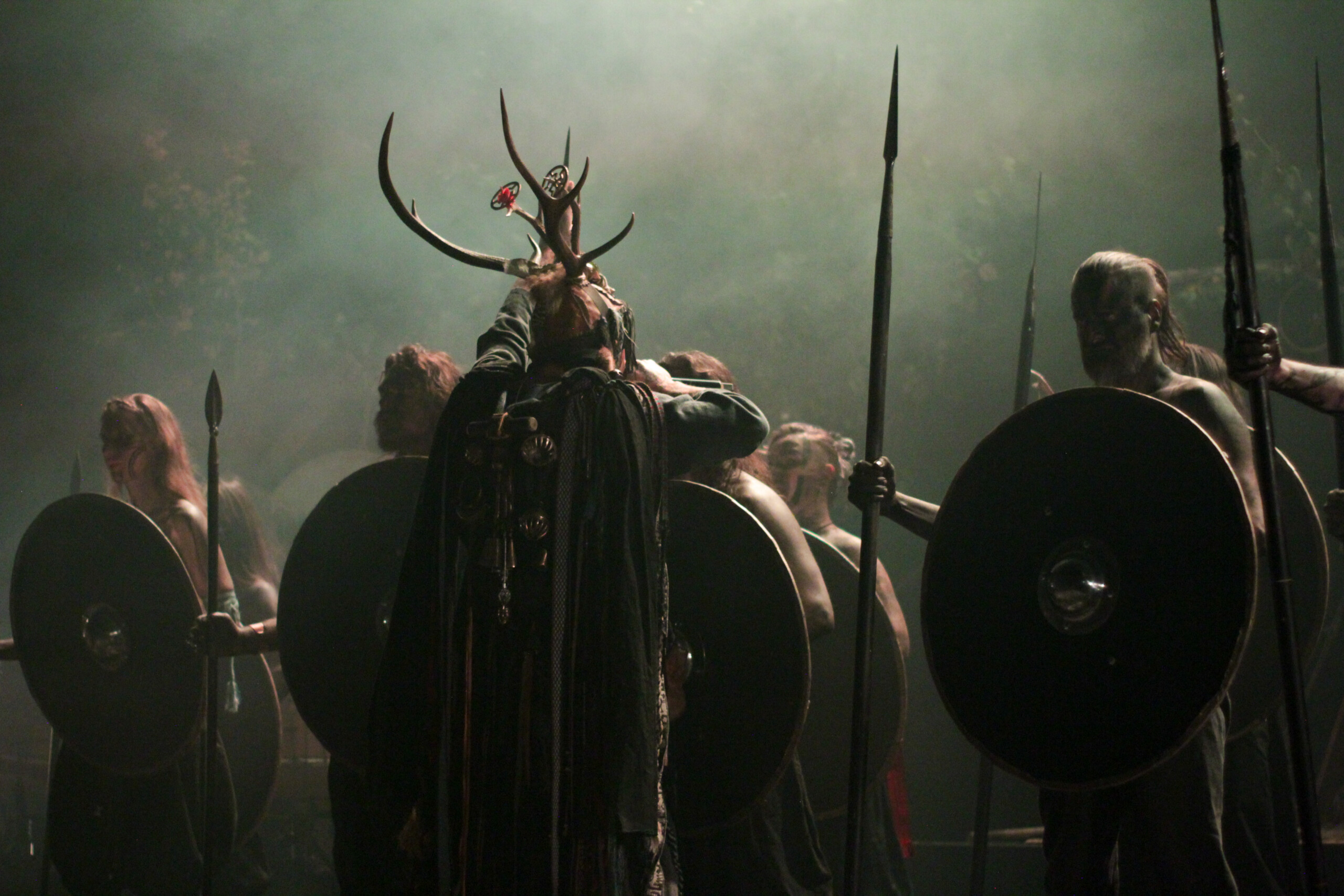 The Atmosphere Was Filled With Rituals And Purification As Heilung  Delivered Its Distinctive Performance At The Vbc Mark C. Smith Concert Hall  In Huntsville, AL On October 25th, 2023.The Atmosphere Was Filled