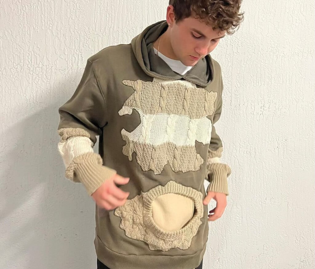 Joshua Riley In One Of His Infused Hoodies