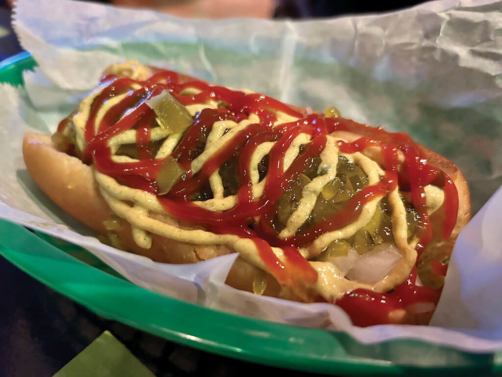 Hot Dog At Chartreuse Saloon Photo By Lauren Textor
