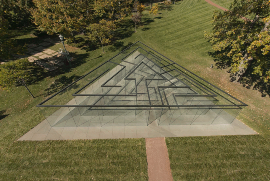 Robert Morris Glass Labyrinth