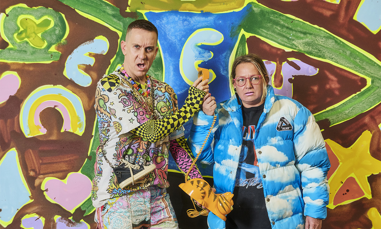 Four Inane Questions with artist Katherine Bernhardt and fashion