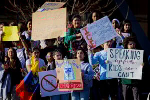 Kids Protest In Olathe 51