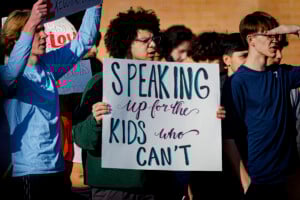 Kids Protest In Olathe 46