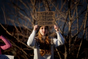 Kids Protest In Olathe 17