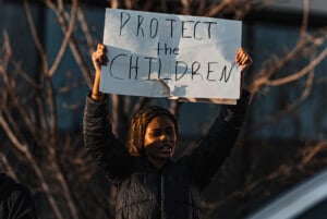 Kids Protest In Olathe 11