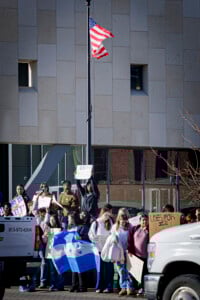 Kids Protest In Olathe 32