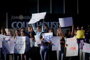 Kids Protest In Olathe 40