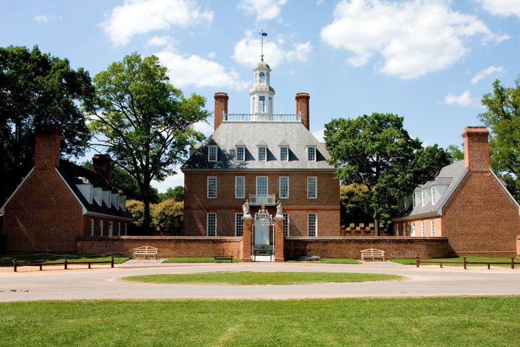 colonial williamsburg, governors palace