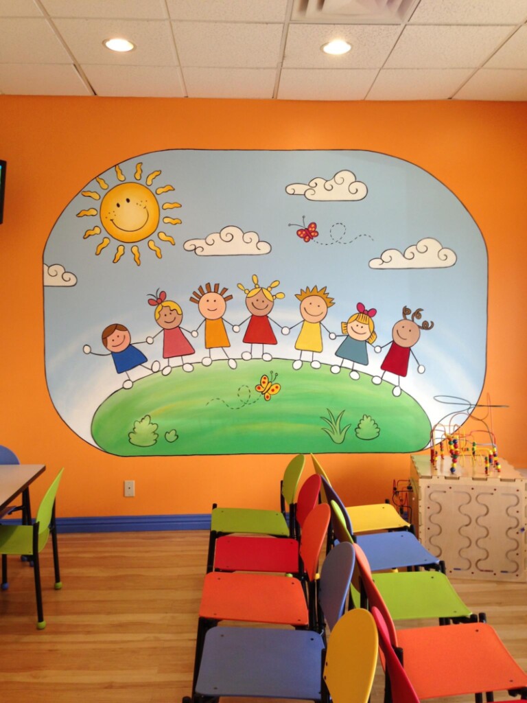 Tulsa pediatric Urgent Care mural