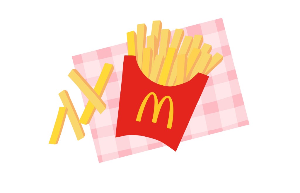 Mcdonald's French Fries Vector Illustration. for article on a mcdonald's lawsuit
