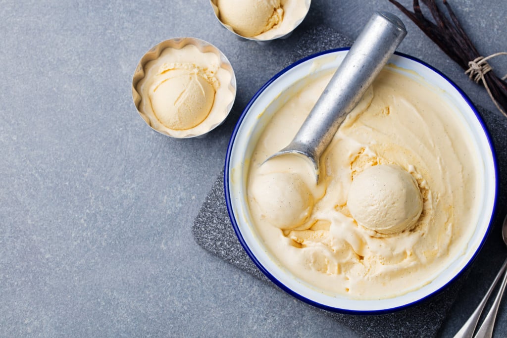 Homemade ice cream with condensed milk and no cream sale