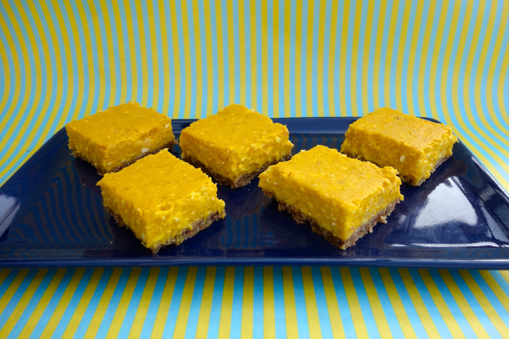 pumpkin bars, one of several allergy-free recipes from this article