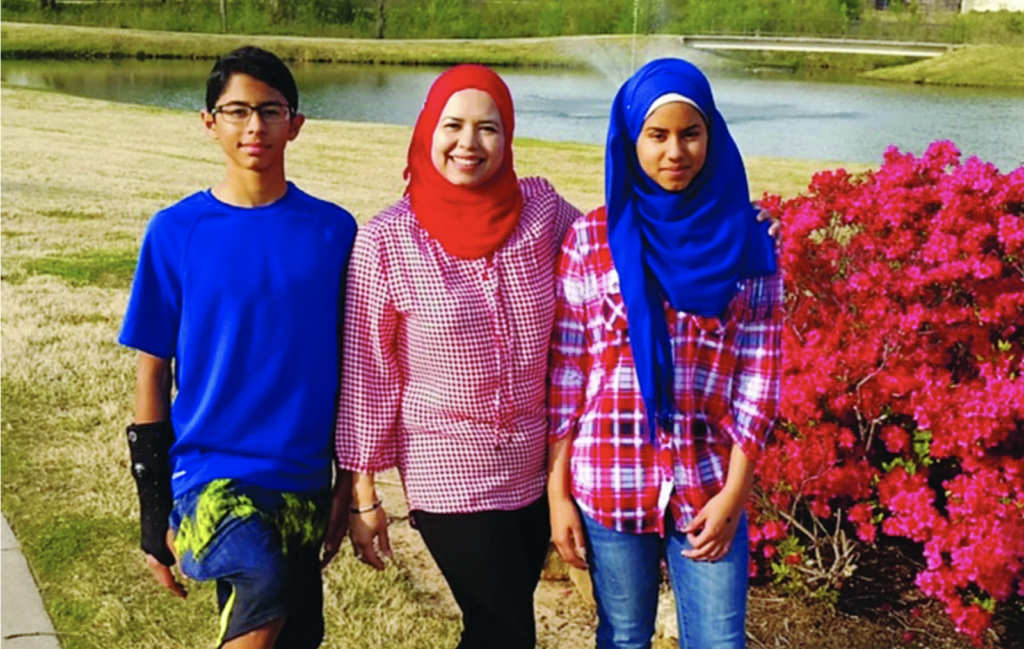 three young members of the surayya anne foundation