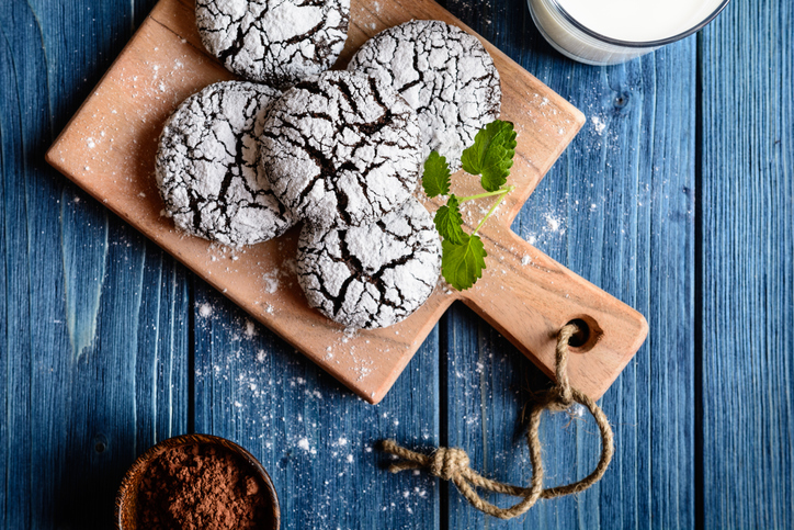 Chocolate Crinkle cookies