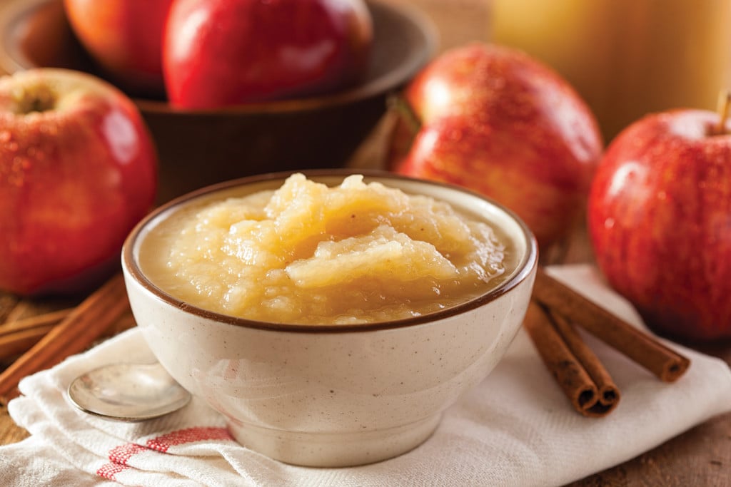 homemade applesauce is one of several comfort foods