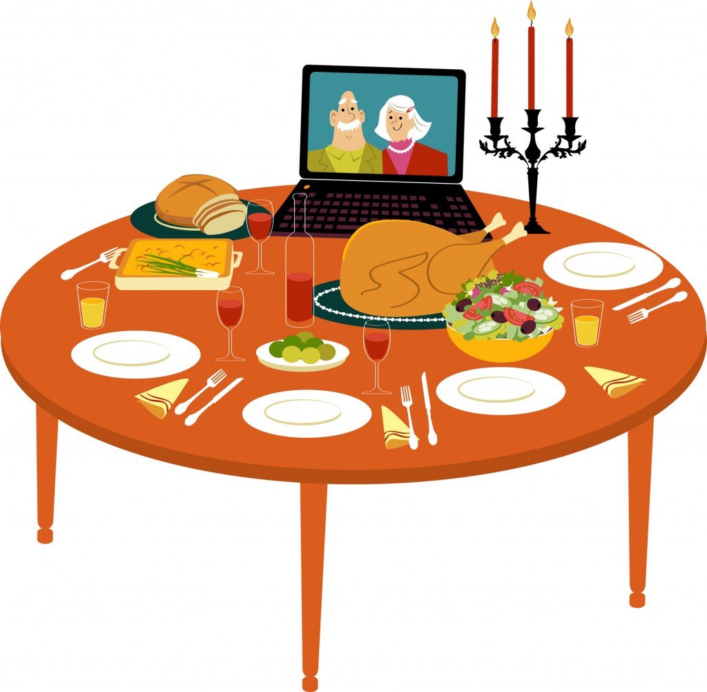 Virtual Guests At The Holiday Table