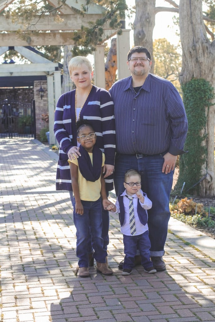 the wiggins family, who share their experience of foster care in oklahoma