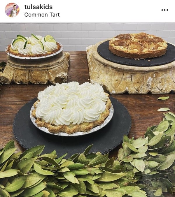 instagram screenshot of common tart pies, for article on mother's day gift ideas