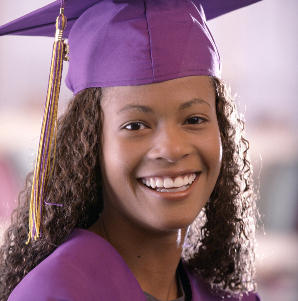 Girl Graduating