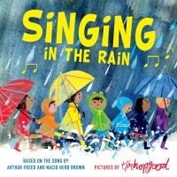 the cover of a book called singing in the rain, for an article on books that can be sung