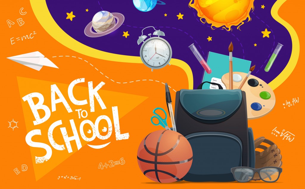 Back To School Schoolbag, Education Supplies