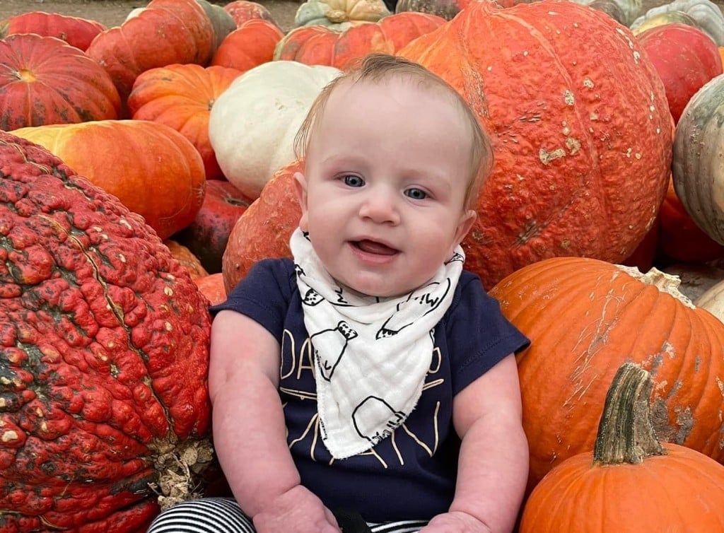 Cameron At Pumpkin Patch