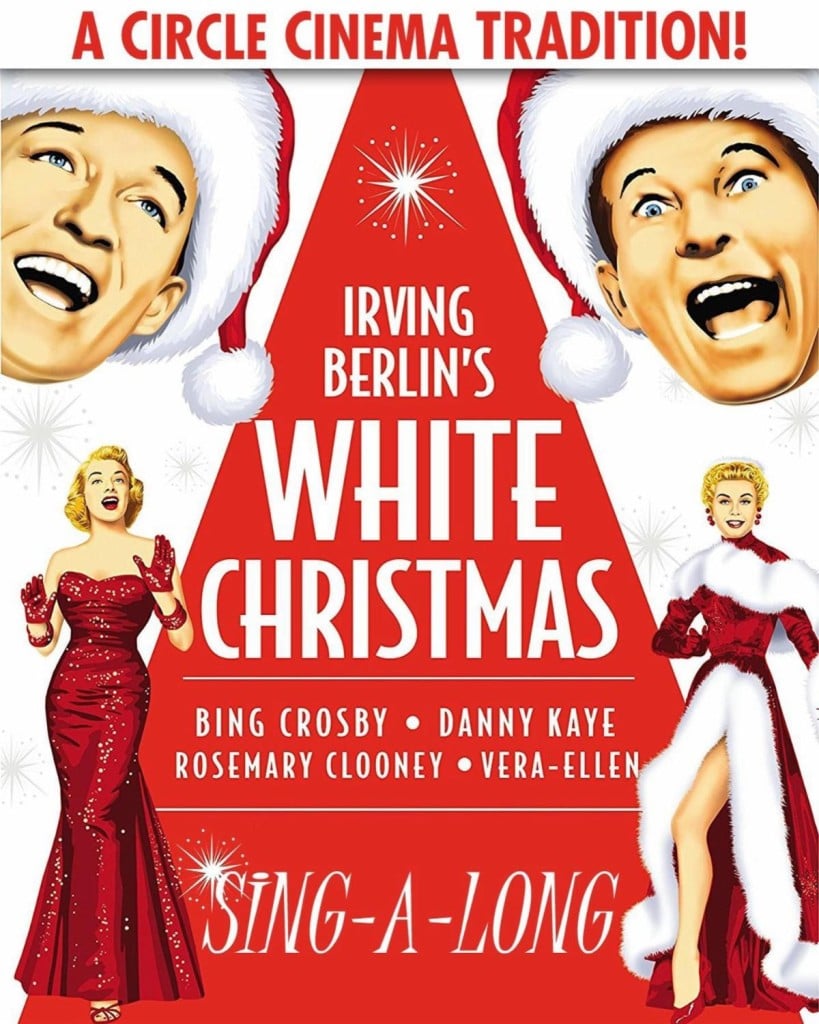 white christmas movie poster