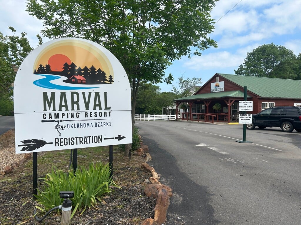 entrance to marval resort