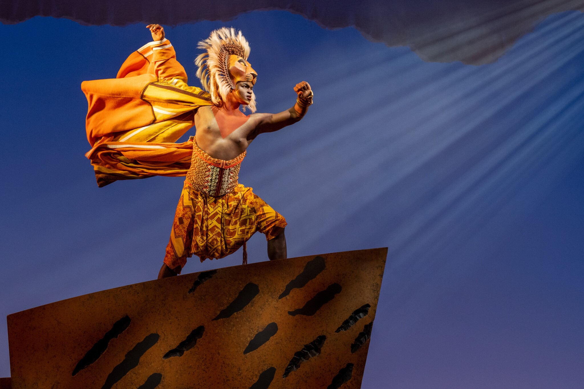 Darian Sanders Playing Simba on The Lion King National Tour TulsaKids