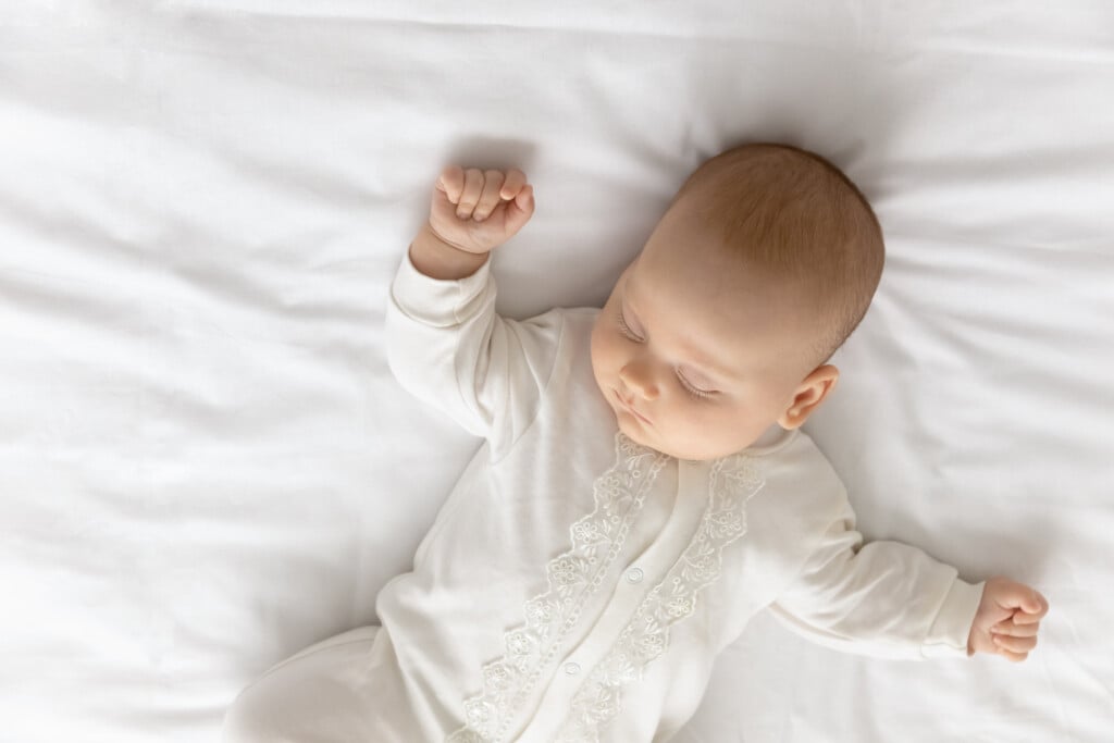 sleeping infant, for article on infant sleep