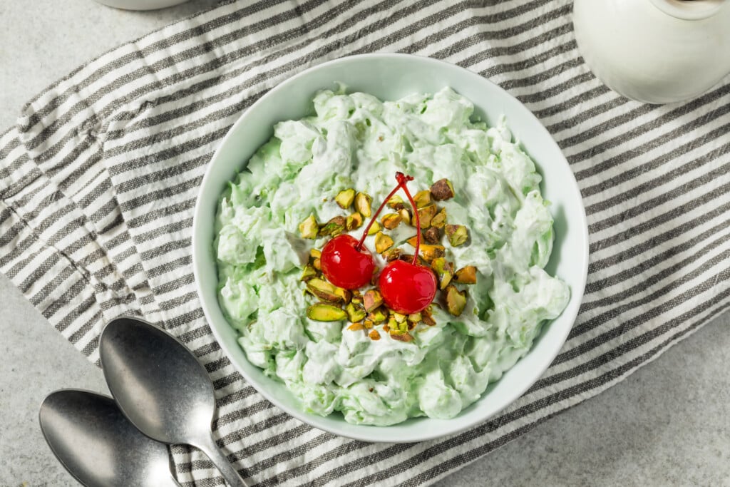 Homemade Pistachio Fluff Watergate Salad, an old-fashioned recipe worth a second look