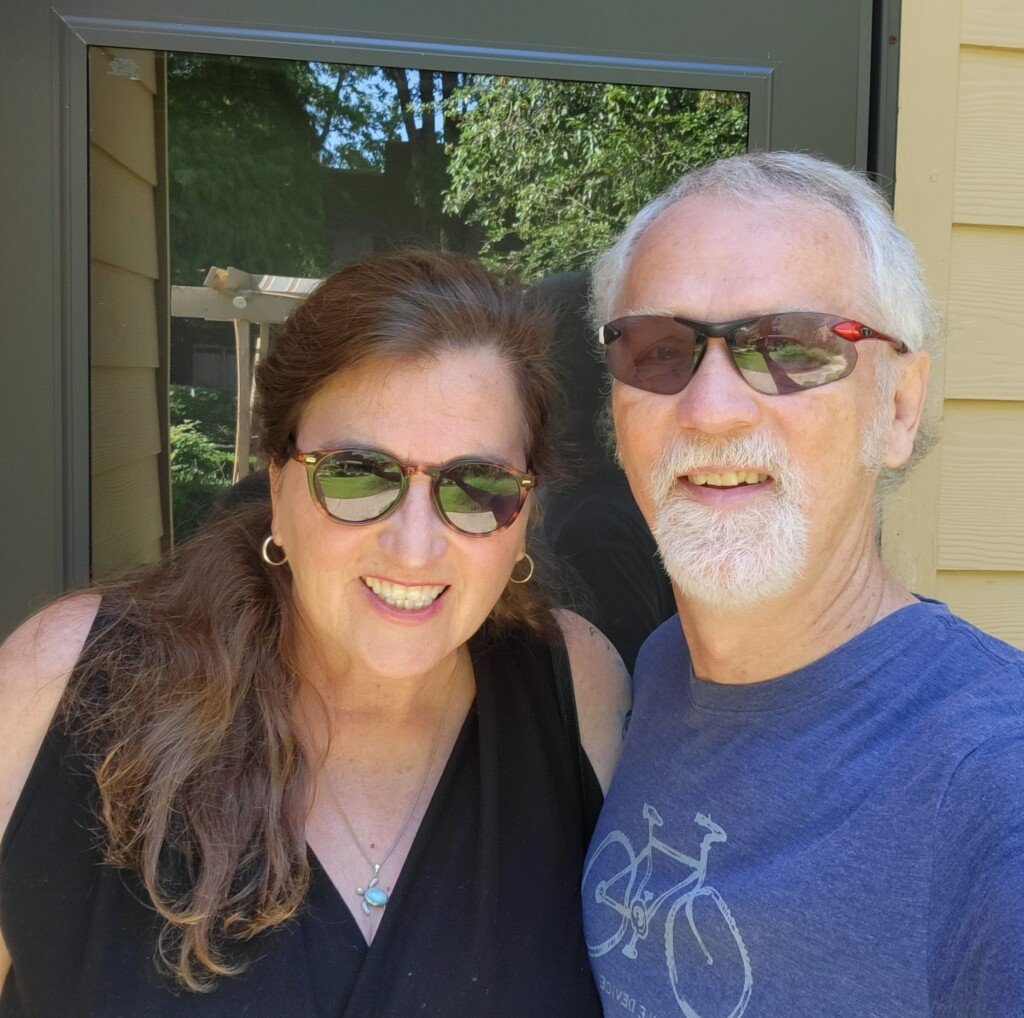 Diane and Steve at their new apartment
