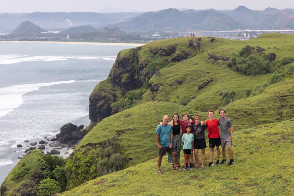 Ashley Campbell's family in Indonesia