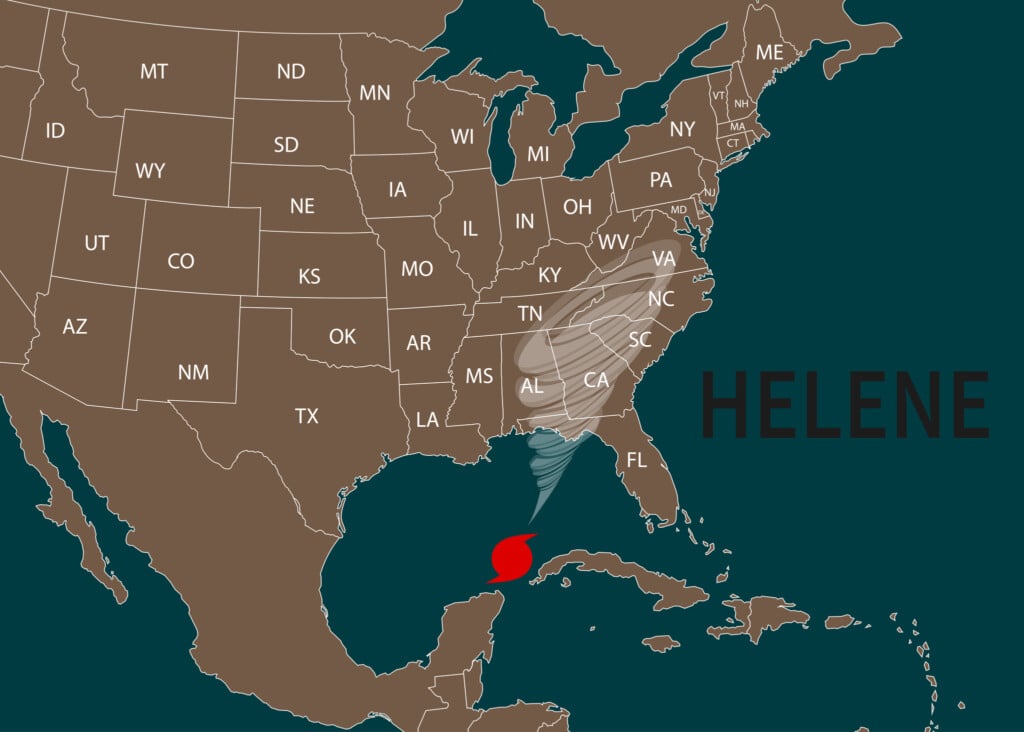 Hurricane Helene Moved Toward Florida.