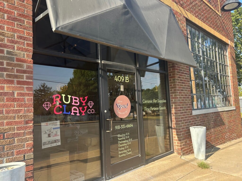 front door of ruby clay company