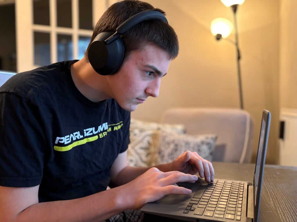 Kieren Murphy, a student at Tulsa Tech