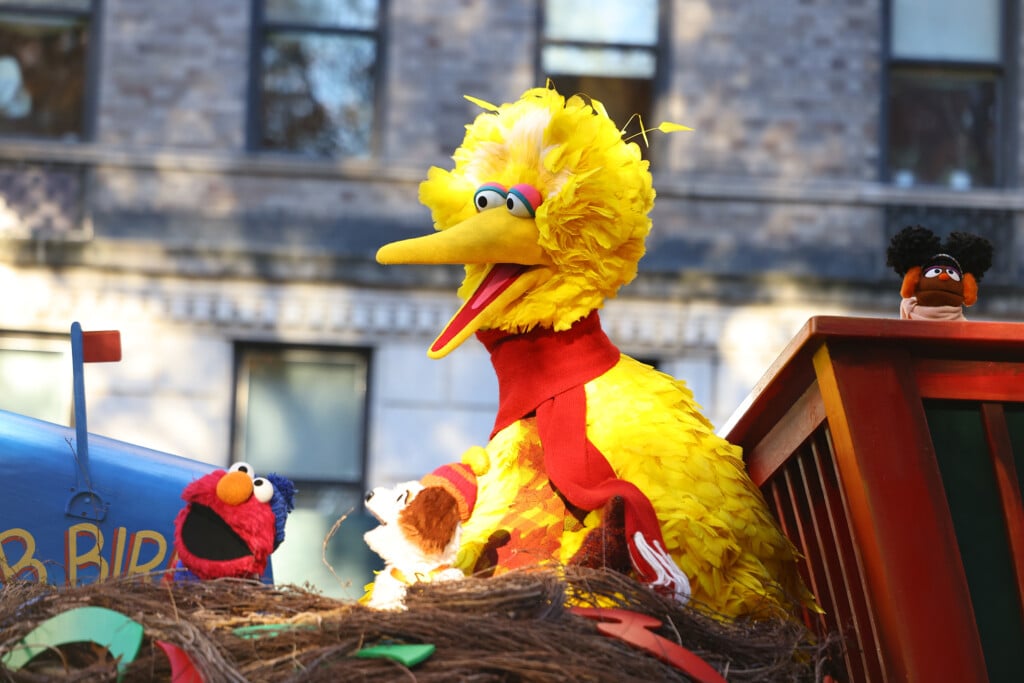Big Bird in The 97th Macy's Thanksgiving Day Parade