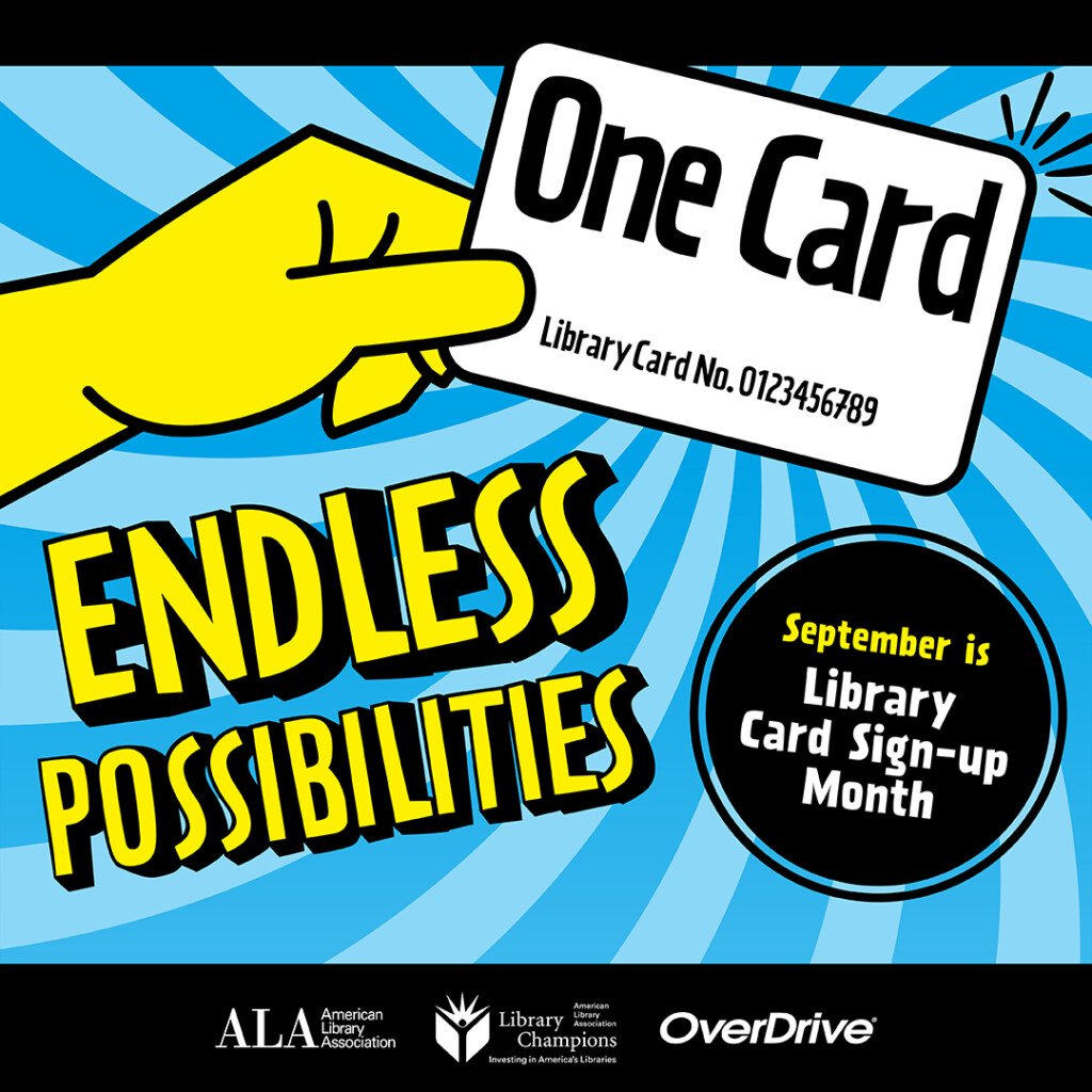 Library Card Sign Up Month En Square
