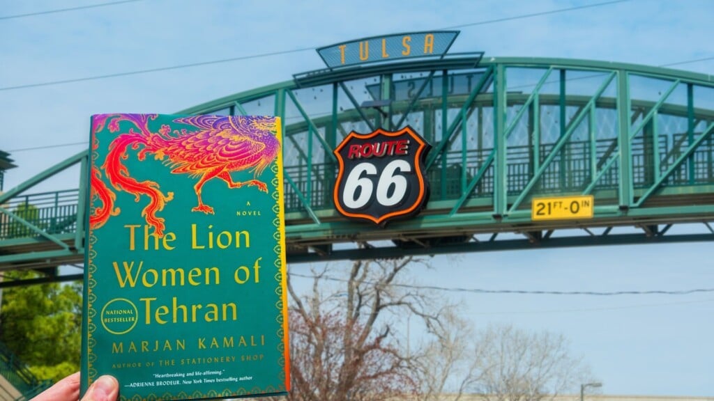 one book one tulsa book 2026 in front of route 66 bridge