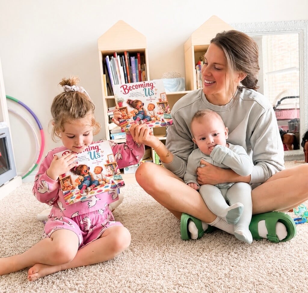 Chloe Morgan and her two young children