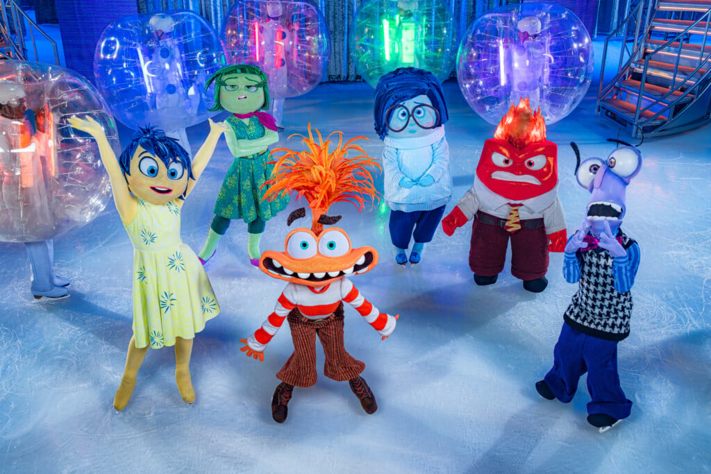 Inside Out characters at Disney on Ice