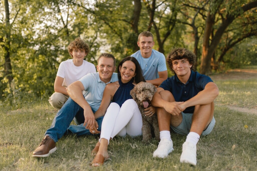 Melody Dixon and her family