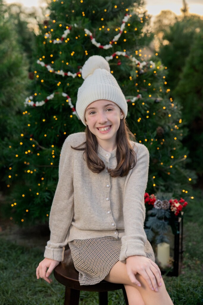 Isabelle Murphy at Owasso Christmas Tree Farm