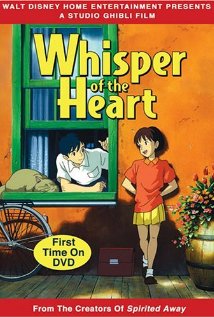 the cover of whisper of the heart, a movie by studio ghibli